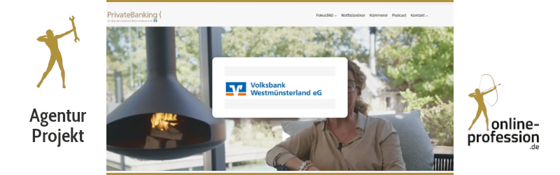 Relaunch und Ads-Konzept: Unsere Zusammenarbeit mit der Volksbank Westmünsterland (Private Banking Coesfeld)