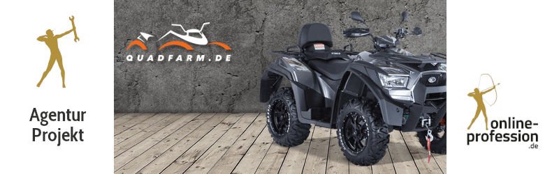 Livegang von Quadfarm: ATVs und Quads vom Experten